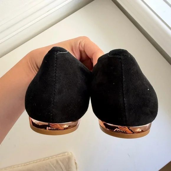 Sophia Webster Black and Cream Butterfly Loafers - Picture 6 of 8